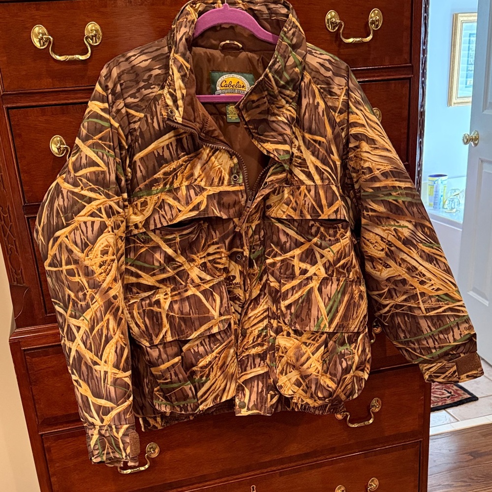 Cabela's Camo Hunting Jacket Mossy Oak Grass